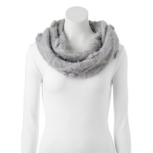 SONOMA Popcorn Nep Yarn Infinity Scarf Gray